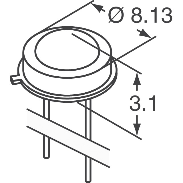 BPW20RF Vishay Semiconductor Opto Division  Optische Sensoren - Fotodioden